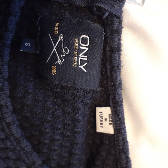 ONLY • Knit Navy Blue Dress • Size small - Picture 3 of 3